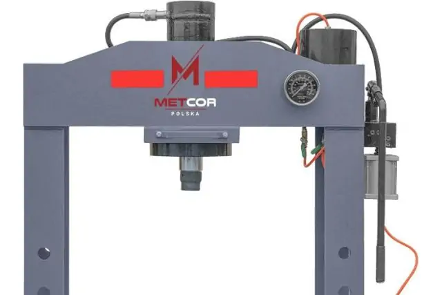 Пневматически-гидравлический пресс METCOR TL0500BA 100 т  8