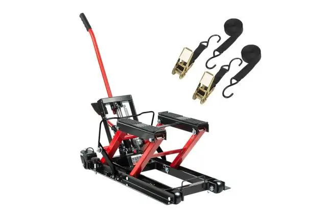 Гидравлический подъемник для мотоциклов и квадроциклов + ремни безопасности REDATS LS-570 1