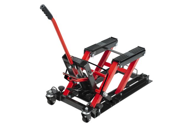 Гидравлический подъемник для мотоциклов и...