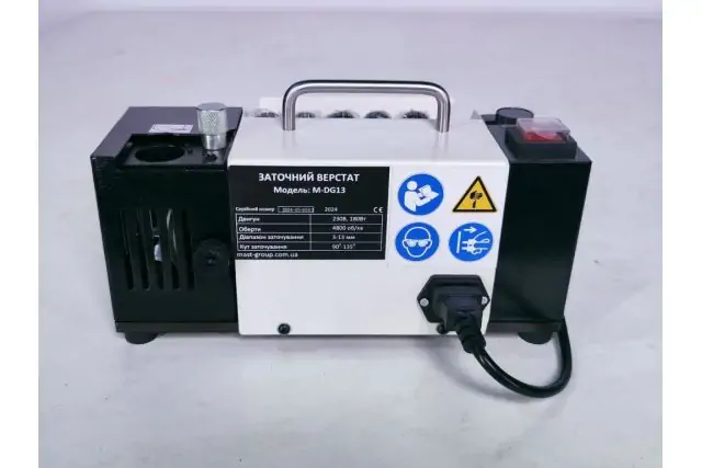 Верстат для заточування свердел MAST Metalltechnik M-DG13 230V 8