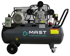 Поршневий компресор MAST TA65/100L 400V 12.5BAR