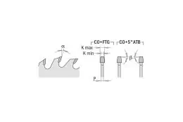 Пила підрізна для форматно-розкрійного верстату HM D-120, F- 20, Z - 24, K- 3,1-/4,0 2