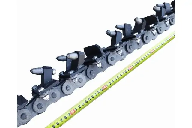 Ланцюг в комплекті з зубами та скребками MGF-1500 2
