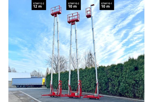 Телескопический мачтовый подъемник...