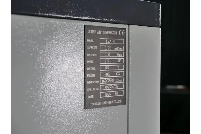 Гвинтовий компресор Mast LZN-8 COMBO inverter (осушувач + ресивер 300 л, двигун на постійних магнітах) 14