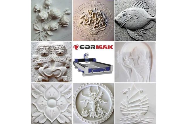 Фрезерний верстат з ЧПК по каменю та дереву...