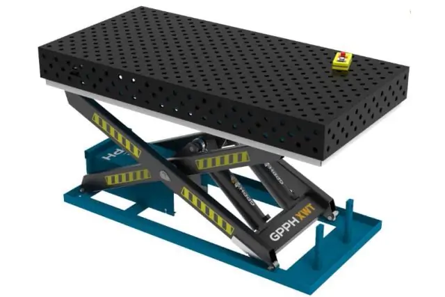 Зварювальний стіл GPPH XWT (8 мм, 12 мм, 15 мм) з гідравлічною системою підйому 1
