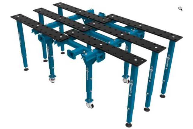 Одинарный выдвижной сварочный стол GPPH MWT 