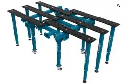 Одинарный выдвижной сварочный стол GPPH MWT  2