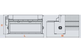 Электромеханические гильотинные ножницы LFSS LRGM 1350-3