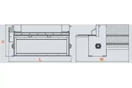 Електромеханічні гільйотинні ножиці LFSS LRGM 1350-3 4