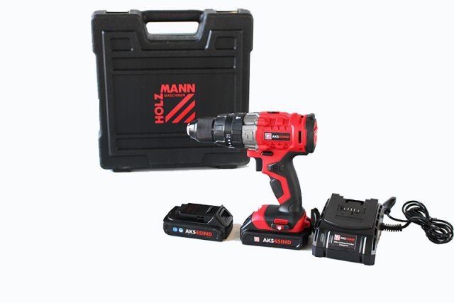 Бесщеточная аккумуляторная ударная дрель-шуруповерт Holzmann AKS 45IND