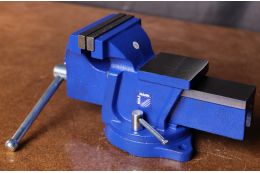 Лещата настільні у комплекті з поворотною плитою Holzmann WBS 100N