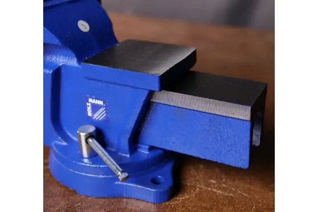 Лещата настільні у комплекті з поворотною плитою Holzmann WBS 100N 6