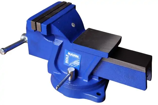 Тиски настольные в комплекте с поворотной плитой Holzmann WBS 125N 1