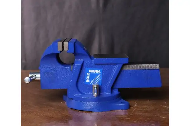 Тиски настольные в комплекте с поворотной плитой Holzmann WBS 125N 3