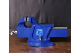 Лещата настільні у комплекті з поворотною плитою Holzmann WBS 125N 3