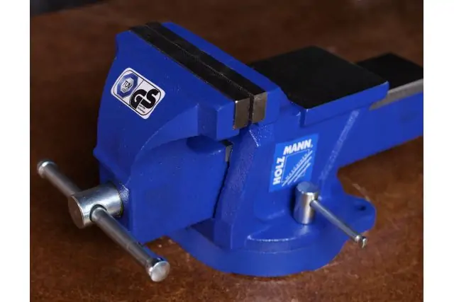 Тиски настольные в комплекте с поворотной плитой Holzmann WBS 125N 4