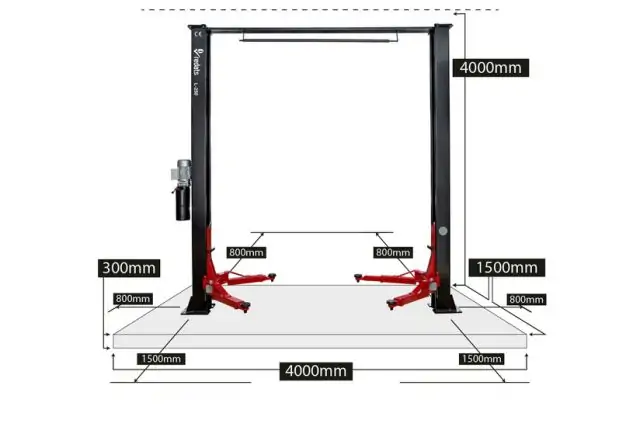 Напівавтоматичний двоколонний підйомник REDATS L-250 9
