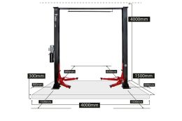 Полуавтоматический двухколонный подъемник REDATS L-250