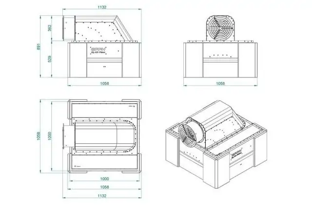 Зварювальний витяжний ковпак з вентилятором GPPH IQ Air Flow 1000x1000 мм 2