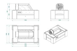 Зварювальний витяжний ковпак з вентилятором GPPH IQ Air Flow 1500x1000 мм