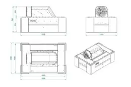 Зварювальний витяжний ковпак з вентилятором GPPH IQ Air Flow 1500x1000 мм 2
