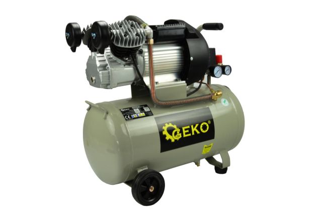 Двухпоршневой масляний компресор Geko G80305
