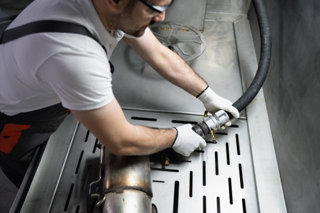 Автоматическая моечная установка для сажевых...