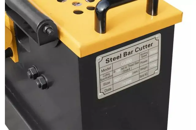 Верстат для різання арматури METCOR GQ50 6-50 мм 4