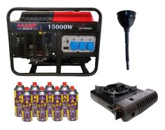 Бензиновый генератор MAST GROUP YH18000+ газовая плитка...