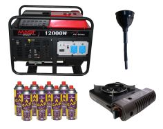 Бензиновый генератор MAST GROUP YH15000+ газовая плитка...