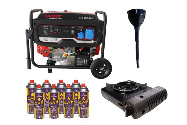 Бензиновый генератор MAST GROUP RD10800E +...