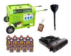 Бензиновый генератор Zipper ZI-STE8000 + газовая плитка...