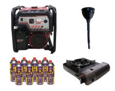 Бензиновий генератор EF Power YH6500S-IV + газова плитка...