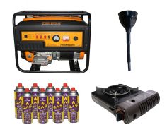 Бензиновий генератор EF Power TBS6500S + газова плитка...