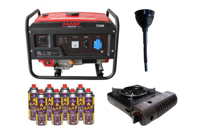Бензиновий генератор MAST GROUP Т3500 + газова...