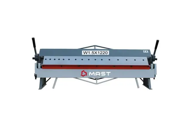 Сегментный листогибочный станок MAST W1.5X1220 1