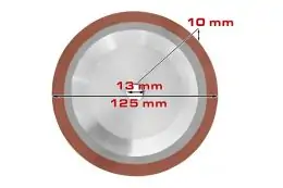 Алмазный шлифовальный круг CORMAK KJMY-870 3