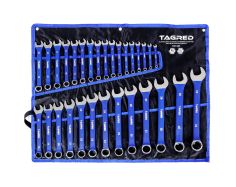 Набір ключів ріжково-накидних TAGRED 6-32 мм з гумовим...