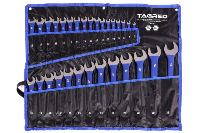 Набір ключів ріжково-накидних TAGRED 6-32 мм з...