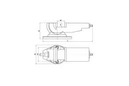 Верстат перекидаючий лещата 160 мм 5