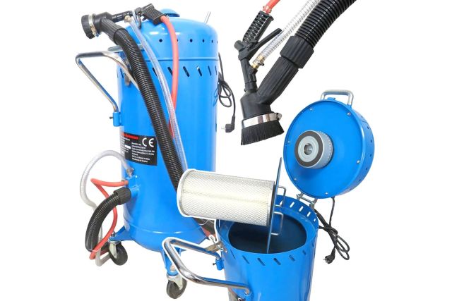 Піскоструминний пристрій з пилососом, 105 л...