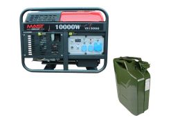 Бензиновий генератор MAST GROUP YH13000 + металева каністра 20 л