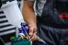 Покрасочный пистолет HVLP с редуктором, дегидратором, форсунками TAGRED TA133 5