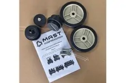 Безмасляний поршневий компресор Mast MOF1390/1100-30L 14