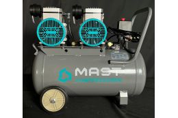 Безмасляний поршневий компресор Mast MOF1680/2x1500-50L
