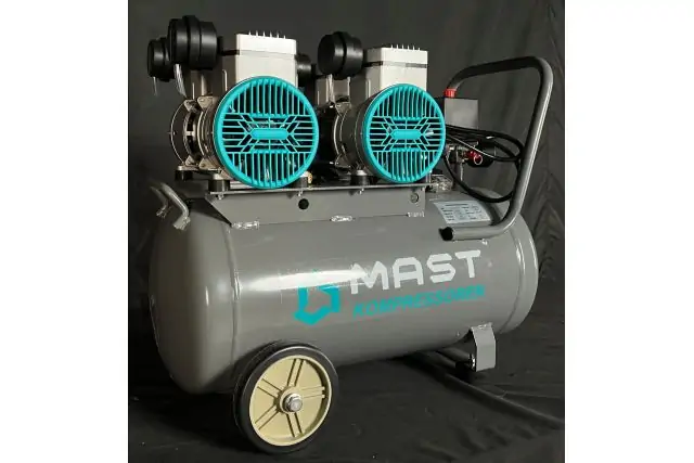 Безмасляний поршневий компресор Mast MOF1680/2x1500-50L 4