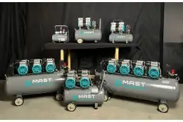 Безмасляний поршневий компресор Mast MOF1680/2x1500-50L 11