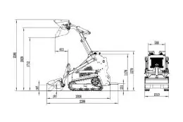 Мини-погрузчик Zipper ZI-MKL720 6